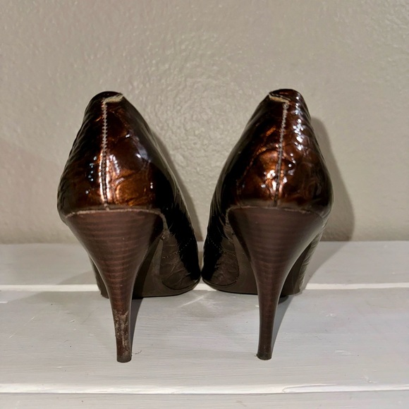 Steve Madden Luxe Kacey Womens snake Print Pump Heels - Picture 3 of 4